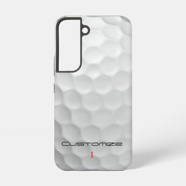 Signature Series 1 Personalized Golf Ball Gifts Samsung Galaxy Case (Back)