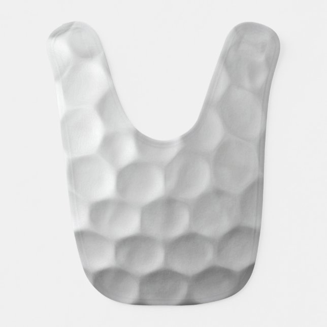 Signature Series Golf Ball Gifts Baby Bib (Front)
