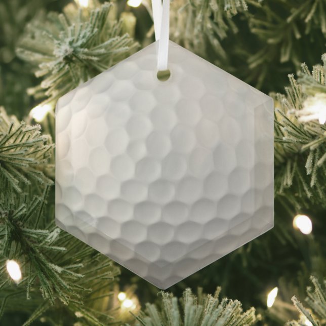 Signature Series Golf Ball Gifts Glass Ornament (Insitu)