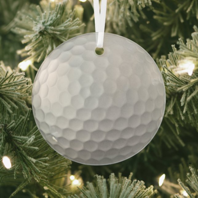 Signature Series Golf Ball Gifts Glass Ornament (Insitu)