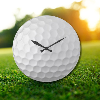 Signature Series Golf Ball Gifts Large Clock