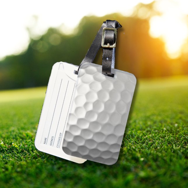 Signature Series Golf Ball Gifts Luggage Tag (Creator Uploaded)