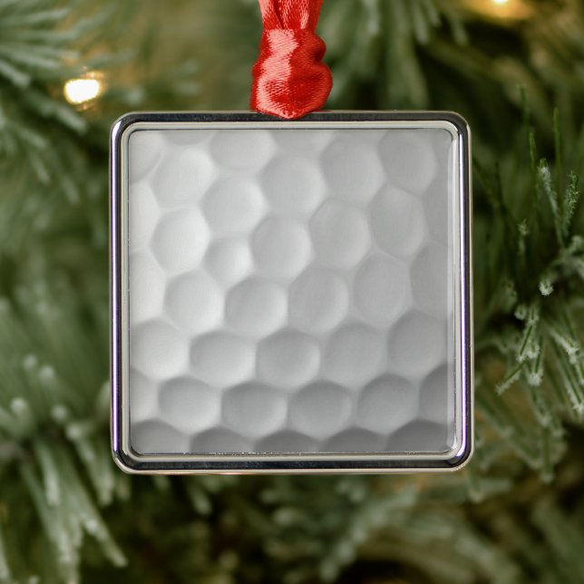 Signature Series Golf Ball Gifts Metal Ornament (Tree)