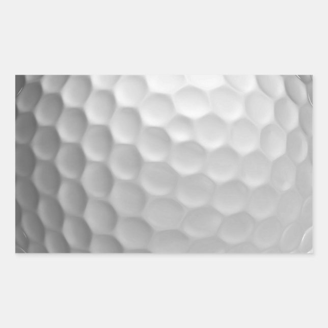 Signature Series Golf Ball Gifts Rectangular Sticker (Front)