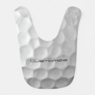 Signature Series Personalized Golf Ball Gifts Baby Bib