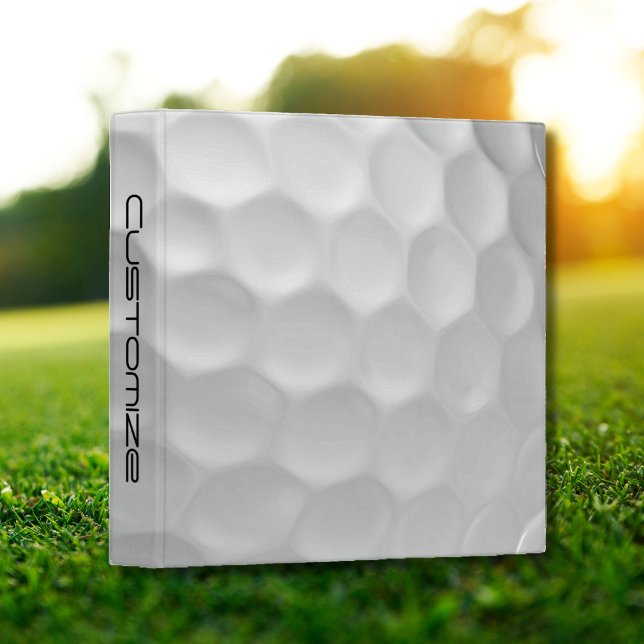 Signature Series Personalized Golf Ball Gifts Binder (Creator Uploaded)