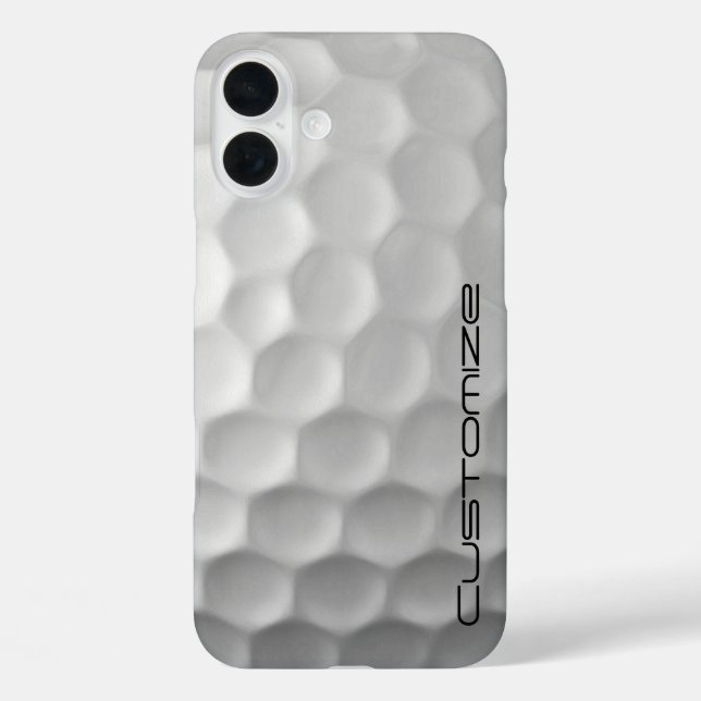 Signature Series Personalized Golf Ball Gifts Case-Mate iPhone Case (Back)