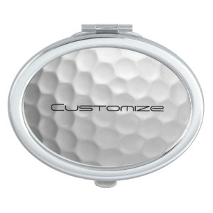 Signature Series Personalized Golf Ball Gifts Compact Mirror
