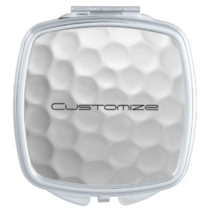 Signature Series Personalized Golf Ball Gifts Compact Mirror