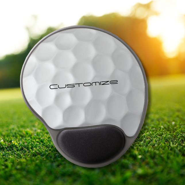 Signature Series Personalized Golf Ball Gifts Gel Mouse Pad (Creator Uploaded)