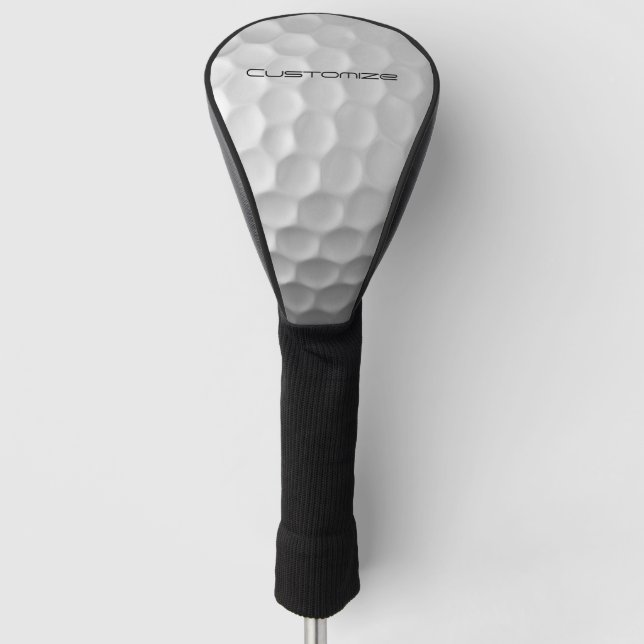 Signature Series Personalized Golf Ball Gifts Golf Head Cover (Front)
