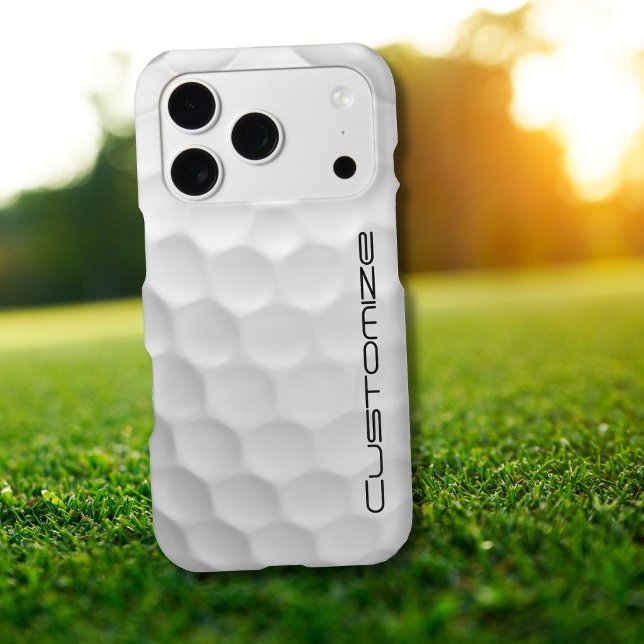 Signature Series Personalized Golf Ball Gifts iPhone Case (Creator Uploaded)