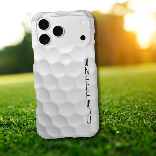Signature Series Personalized Golf Ball Gifts iPhone Case (Creator Uploaded)
