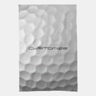 Signature Series Personalized Golf Ball Gifts Kitchen Towel