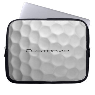Signature Series Personalized Golf Ball Gifts Laptop Sleeve