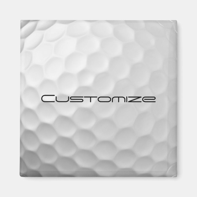 Signature Series Personalized Golf Ball Gifts Magnet (Front)