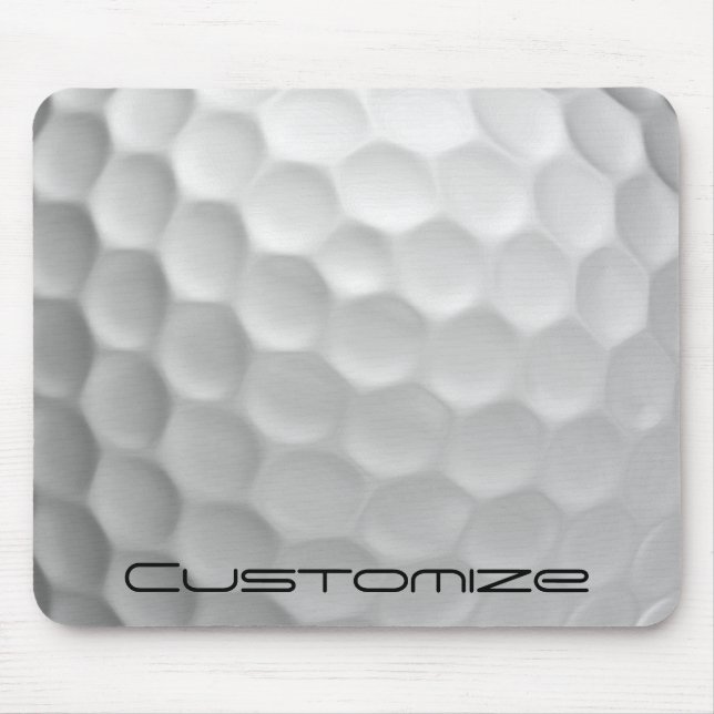 Signature Series Personalized Golf Ball Gifts Mouse Pad (Front)