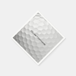 Signature Series Personalized Golf Ball Gifts Napkins