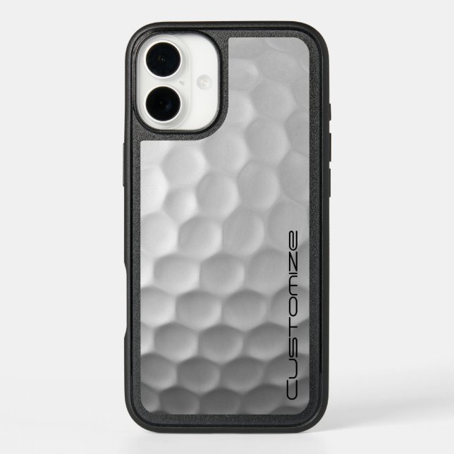 Signature Series Personalized Golf Ball Gifts Otterbox iPhone Case (Back)