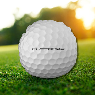 Signature Series Personalized Golf Ball Gifts Round Pillow