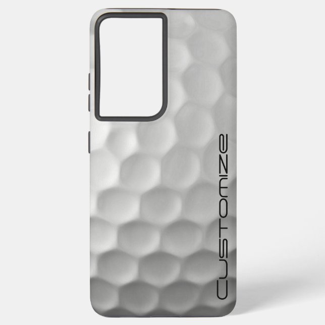 Signature Series Personalized Golf Ball Gifts Samsung Galaxy Case (Back)
