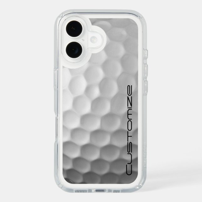 Signature Series Personalized Golf Ball Gifts Speck iPhone Case (Front)
