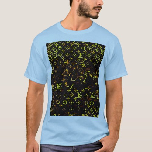 Signature Style Image Printed T_Shirt for Men an