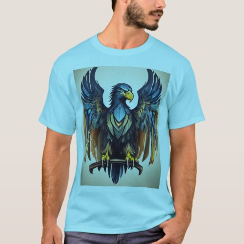 Signature Style Image Printed T_Shirt for Men an