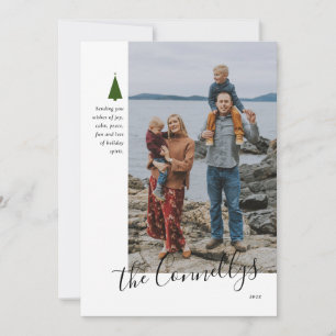 Signature Tree Single Photo Holiday Card