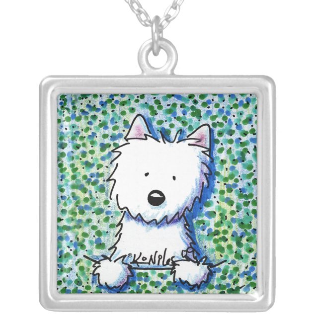 Signature Westie Dog Necklace (Front)