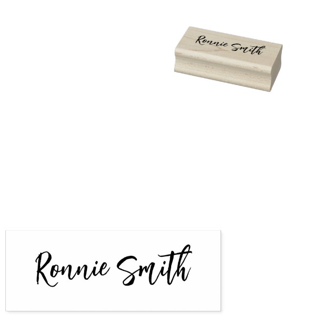 Signature Wood Art Stamp (Stamped)