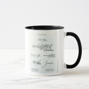 Signatures of Mary Queen of Scots Mug