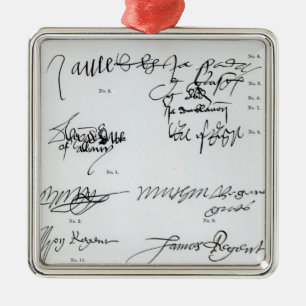 Signatures of Scottish 15th and 16th century Metal Ornament