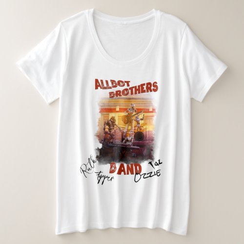 Signed Allbot Brothers Band T_shirt