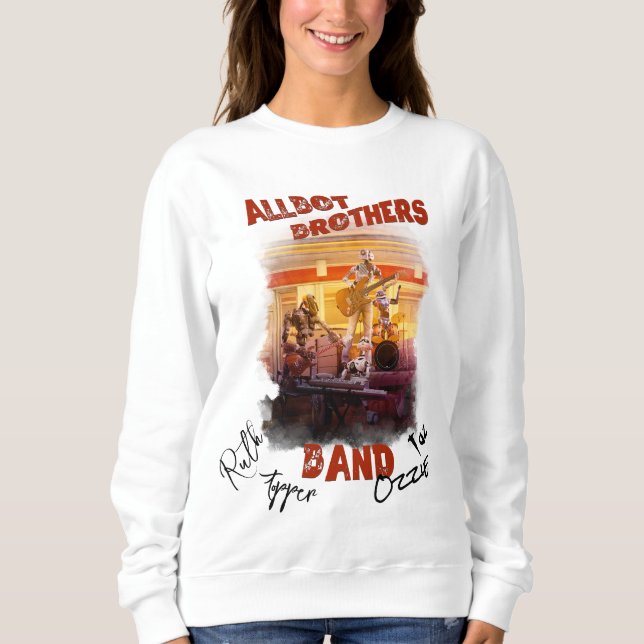 Signed Allbot Brothers Band T-shirt Sweatshirt (Front)