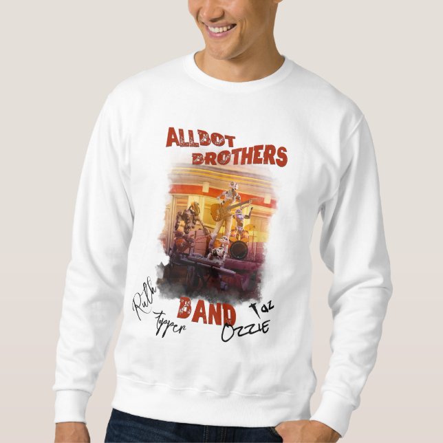 Signed Allbot Brothers Band T-shirt Sweatshirt (Front)
