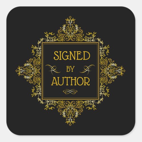 Signed by Author Sticker