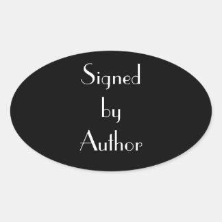 Signed by Author Stickers