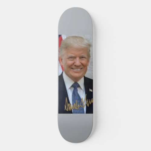 SIGNED BY DONALD TRUMP SKATEBOARD