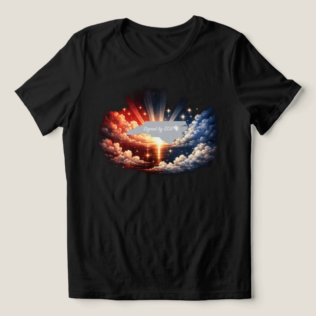 Signed by God Tri-Blend Shirt (Design Front)