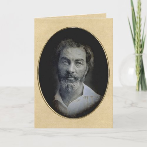 Signed by Gods Name Walt Whitman Quote Card