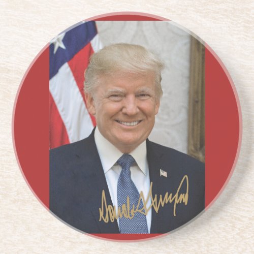 SIGNED BY PRESIDENT TRUMP  COASTER