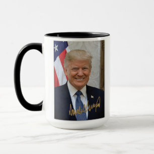SIGNED BY PRESIDENT TRUMP MUG