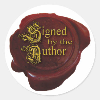 Signed by the Author Sticker