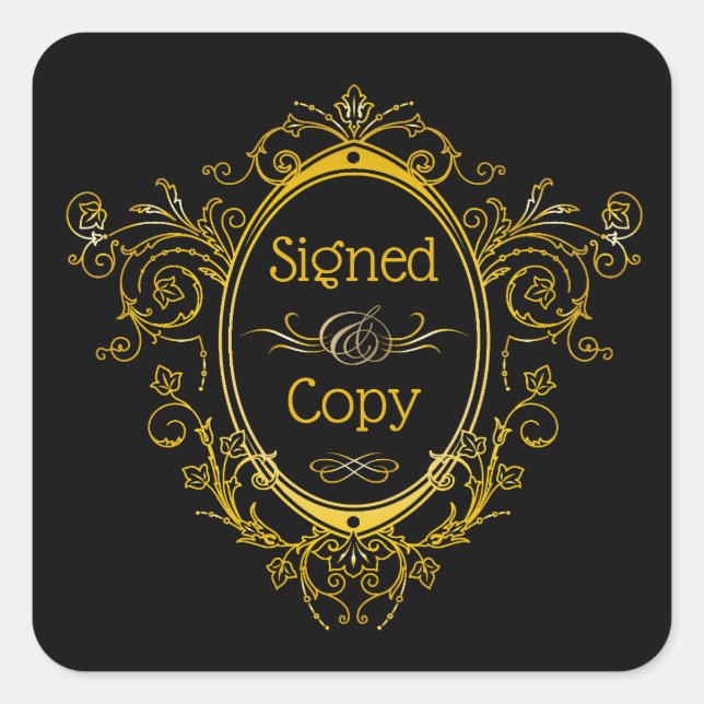 Signed Copy - Author Book Plate (Front)