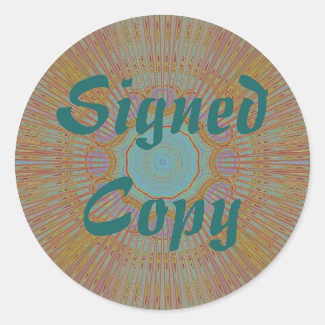 Signed Copy - Round Stickers (#14) (Front)