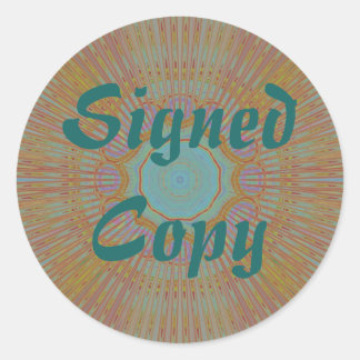 Signed Copy - Round Stickers (#14)