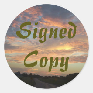 Signed Copy - Round Stickers (#47)