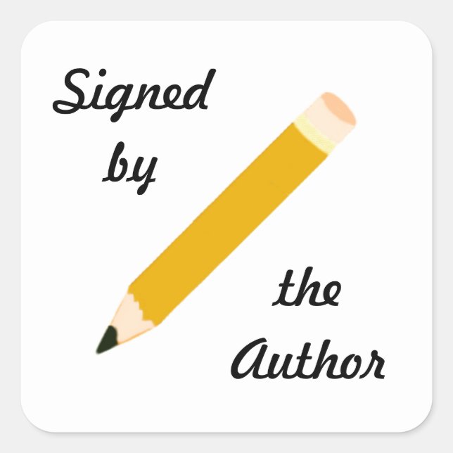 Signed Copy - Square Stickers (#28) (Front)