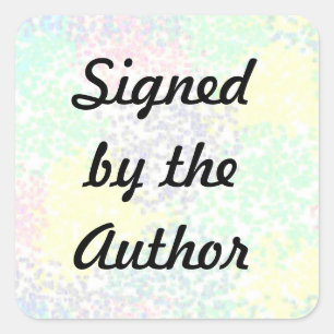 Signed Copy - Square Stickers (29)